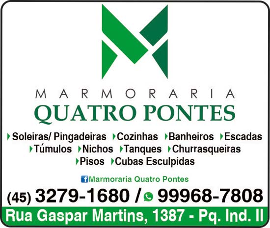 Cartão de QUATRO PONTES MÁRMORES E GRANITOS / MARMORARIA